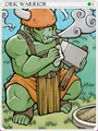 Orc Warrior Card