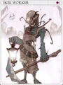 Skeleton Worker Card