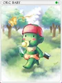 Orc Baby Card