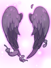 Costume Heavenly Fallen Angel Wings
