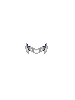 C White Divergent Glasses