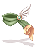 C Green Cupid Scarf