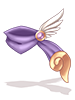C Purple Cupid Scarf