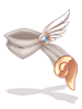 C White Cupid Scarf