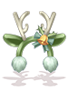 C. Green Reindeer Muffler