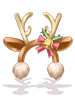 C. Yellow Reindeer Muffler