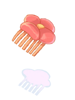 C Flower Hairpin