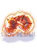 C Demon Flame Horn